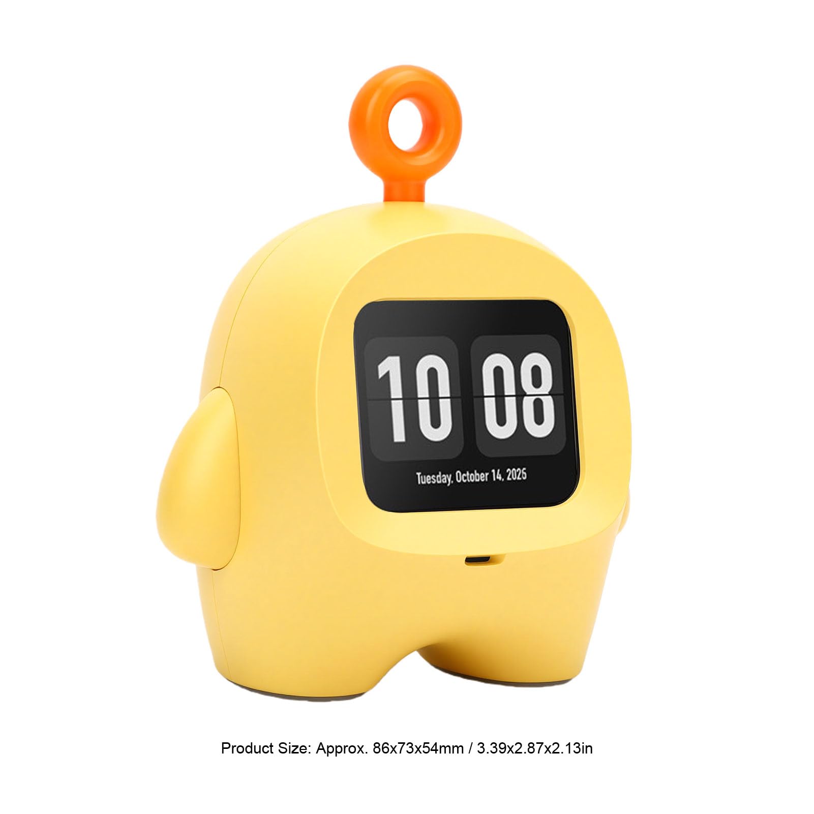 Aramox Robot Vocal AI, Jouet Compagnon Intelligent Interactif ABS avec 37 Langues, Réveil Narratif, Chat Vocal, Jouet d'apprentissage Portable 1200 MAh pour Enfants, Maison, Voyage, école (Yellow)