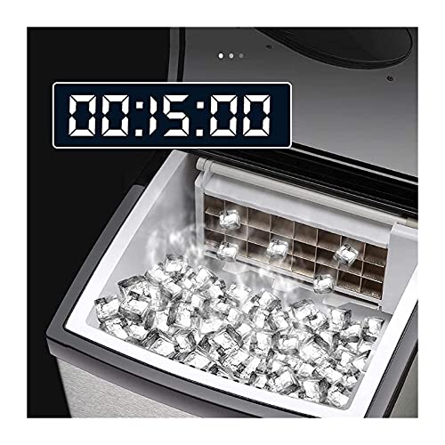 Máquina de hielo portátil con pantalla LCD 24g cubos miniatura 5
