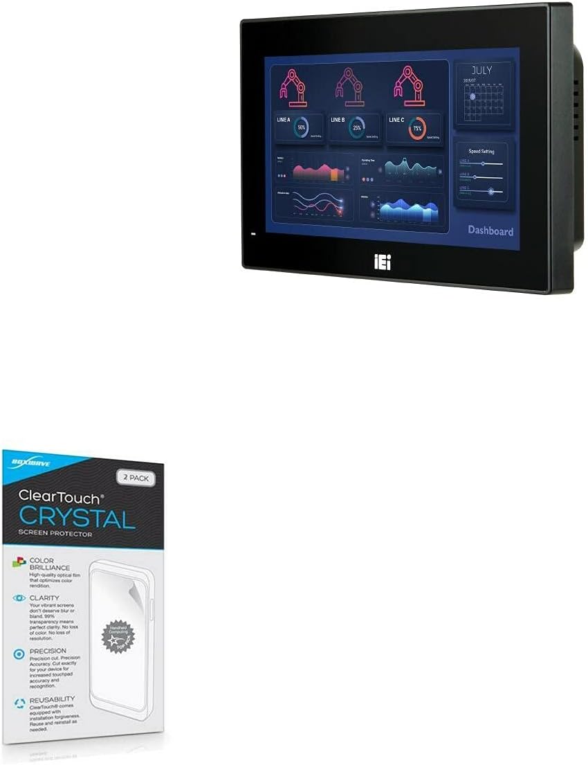 BoxWave Screen Protector Compatible with BSI Computer AFL3-W07A-AL - ClearTouch Crystal (2-Pack), HD Film Skin - Shields from Scratches