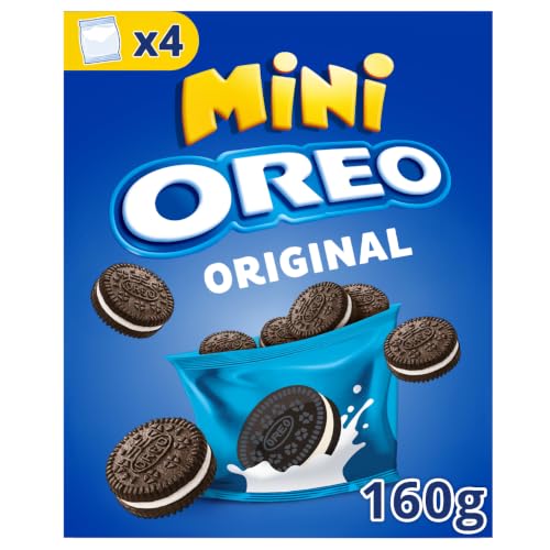 OREO Original Mini sabor a vainilla pack 4 bolsitas 160g