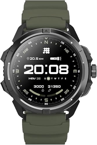 Vista 12 de Cubitt Terra - Reloj inteligente resistente con GPS de doble banda, pantalla AMOLED de 1.48 pulgadas, mapas sin conexión, VITA AI, entrenador AI