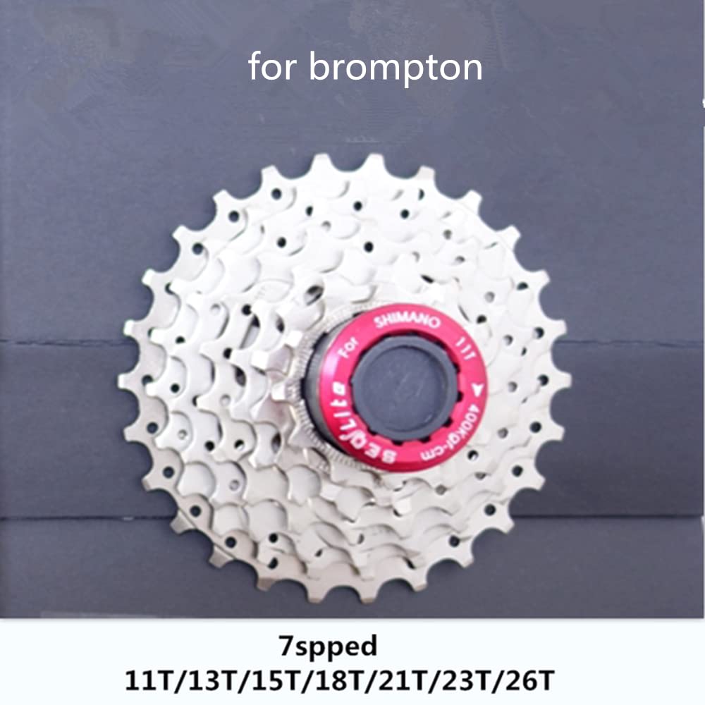 Brompton 7速ホイールセット+7速スプロケット Amazon | Sgxbos 折りたたみ自転車 7速 フリーホイール Brompton 7速