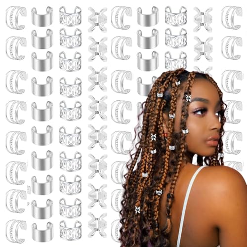 Accesorios para cabello trenzado en pack de 40 piezas miniatura 1