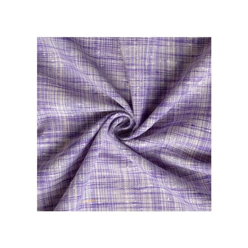 Image of Cotton Fabric Material for Men and women (3 Meter, Purple), Solid