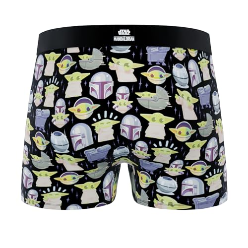 CRAZYBOXER Men's Underwear The Mandalorian Resistant Boxer Brief Original (2 PACK)3