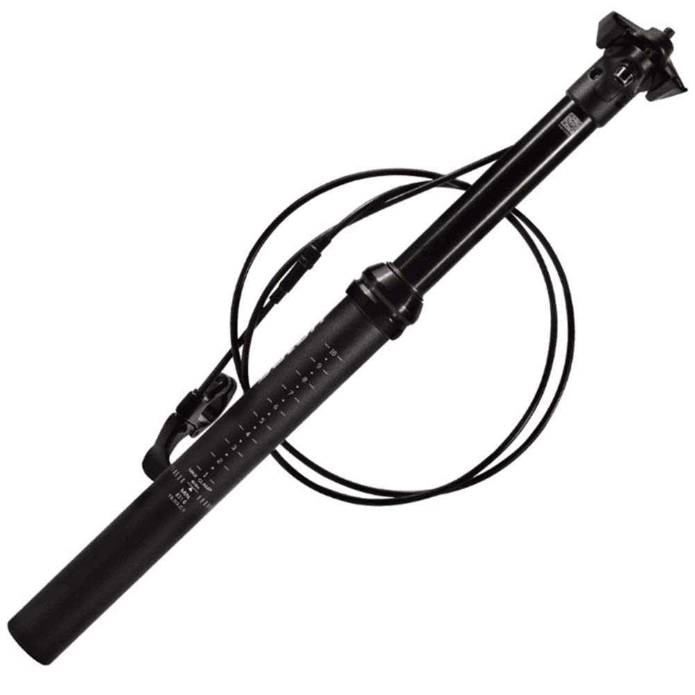 tige et selle de vélo VTT avec câbles externes, réglable en hauteur et angle, alliage d'aluminium, 30,9/31,6 x 460mm