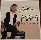 Andrea Bocelli - Cinema (CD 2015) AUTOGRAPHED CD SIGNED
