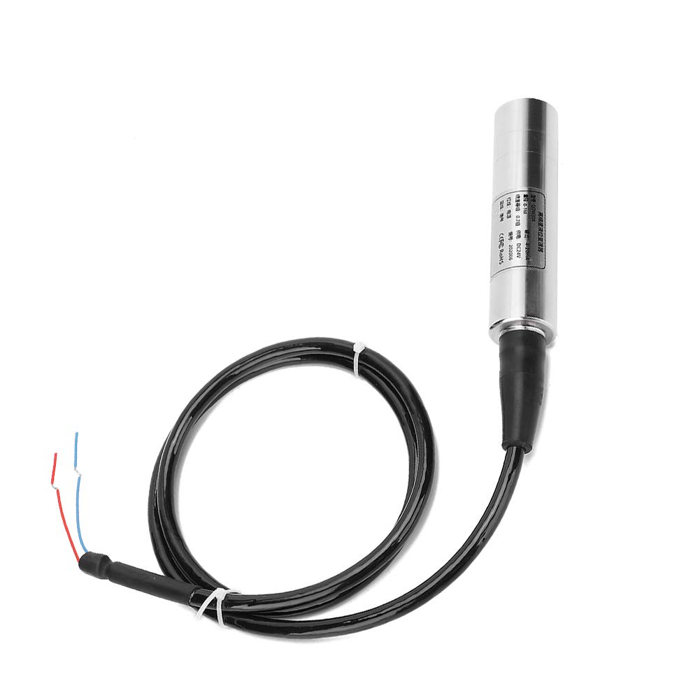 SIXRUN Transmisor de Nivel de Líquido Sensor de Nivel Preciso de Acero Inoxidable para Tanque de Agua de 0-5 M con Salida Digital (Rango de medidor de Hilo de 1 Metro.)