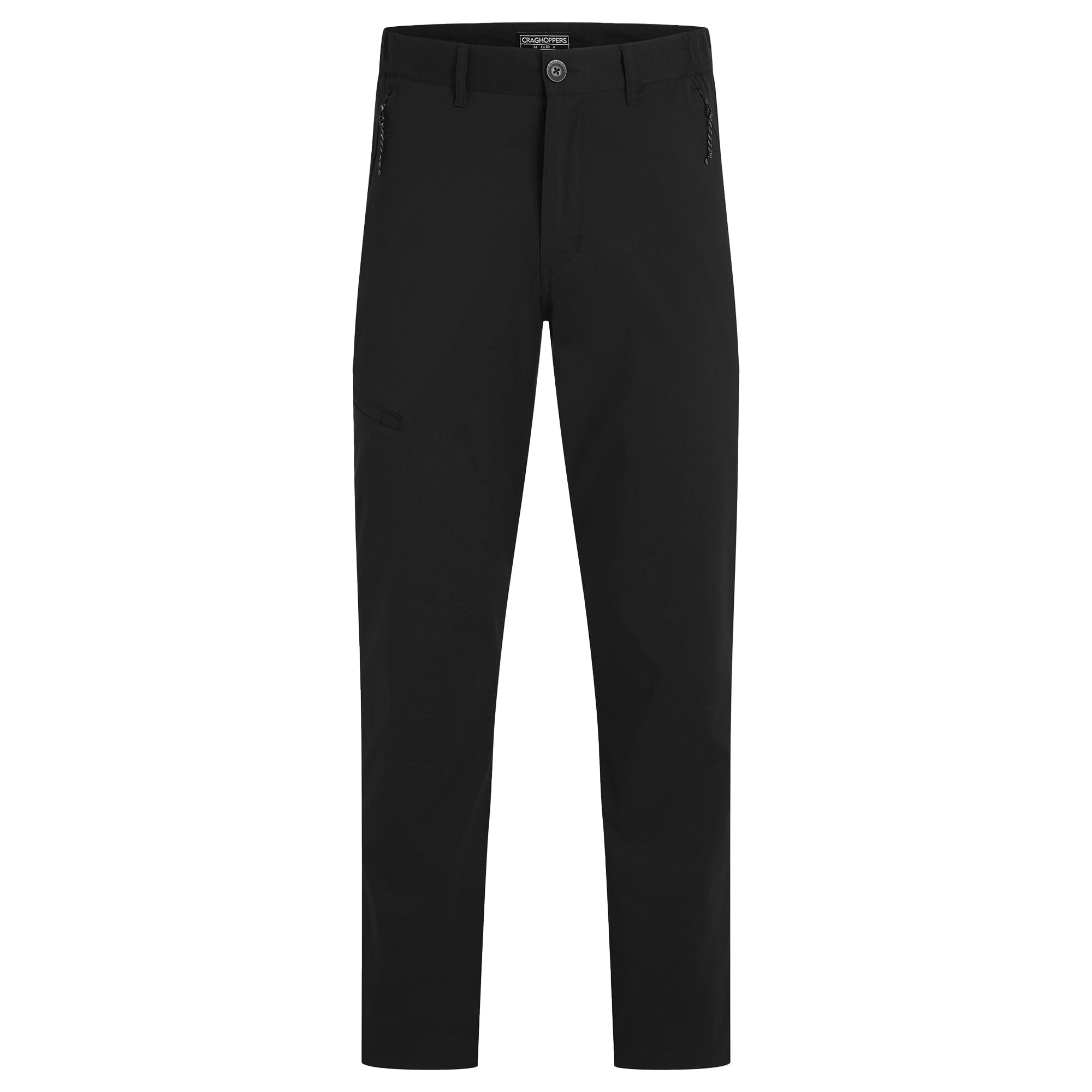 Craghoppers Mens Kiwi Pro Trousers, Black, Size 30L, Men