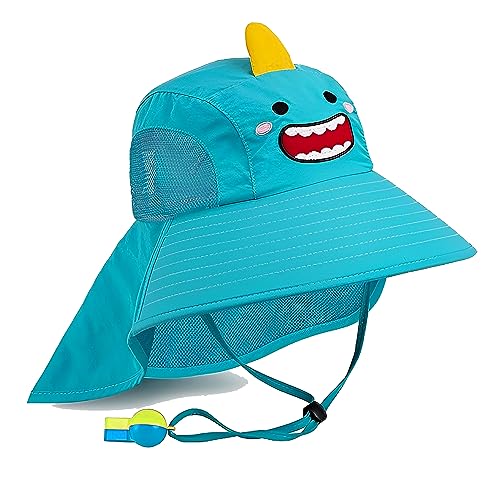 La Mejor Lista de Gorras para Playa los mejores 5. 41 NEWYOUTH Sombrero de Sol para niños, Sombreros para Niños con Malla y Correa Ajustable para la Barbilla, Gorros Playa ala Ancha Plegable Secado Rápido 50+ UPF de Verano para...