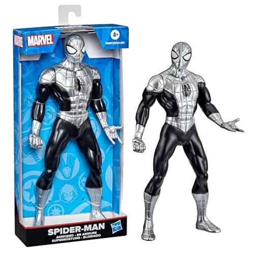 Marvel, Boneco Homem-Aranha Blindado, Preto