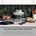 Ninja CRISPi PRO XL Glass Air Fryer, 5 Preset Cooking Functions, Includes 5.7L and 2.3L CleanCrisp Glassware Cooking Containers and Storage Lids, White AS090UKWH
