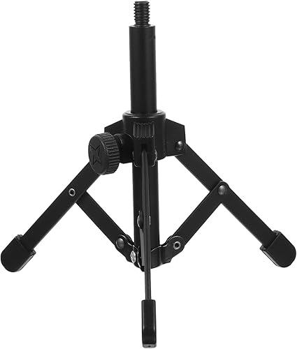 Desktop Tripod Mic Stand Stable Height Metal Tabletop Holder for Recording Streaming Conferences Online Chat Meetings