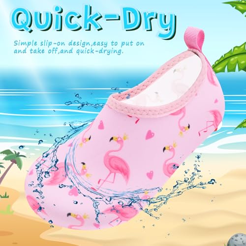 Image of VIFUUR Kids Water Shoes Girls Boys Quick Dry Aqua Socks for Beach Swim Outdoor Sports