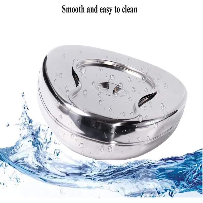 Mowell Bedpans for Elderly Women/female, Bedpan Heavy Duty Smoothed Countoured for Bed-Bound Patient,Stainless Steel Bed pan for Medical Centers and Home Use for female (pack of 1) Mowell Bedpans for Elderly Women/female, Bedpan Heavy Duty Smoothed Countoured for Bed-Bound Patient,Stainless Steel Bed pan for Medical Centers and Home Use for female (pack of 1)