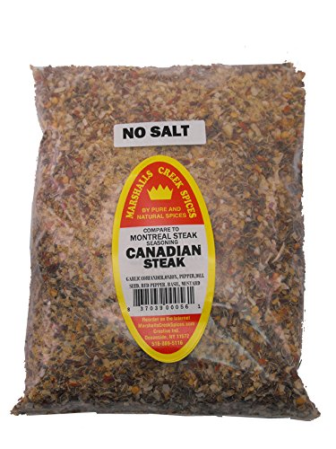 Marshalls Creek Kosher Spices (st11) CANADIAN STEAK SEASONING NO SALT REFILL 11 OZ. (COMPARE TO MONTREAL SEASONING ®)