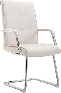 EQT-TEC - Silla de Oficina (Piel sintética, Acolchada), Color Blanco