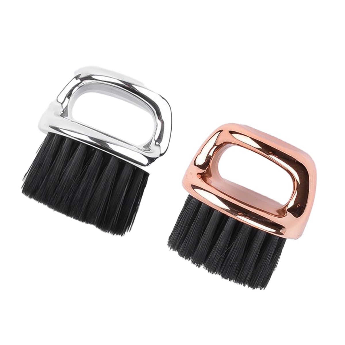 Muiltvoe 2Pcs Soft Bristles Beard Brush Barber Hair Brush Natural Boar Bristle for Men Beard Styling