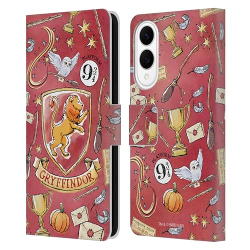 Étui cuir Samsung Galaxy S25 Edge Harry Potter protection portefeuille Gryffindor
