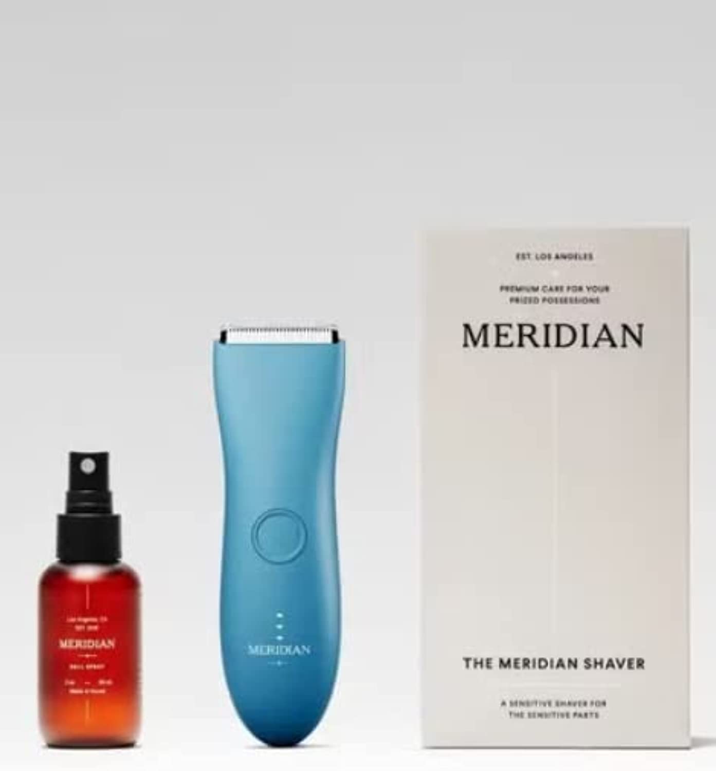 Meridian Hair Shaver with Sensitive Area Scent, Blue (Ocean)