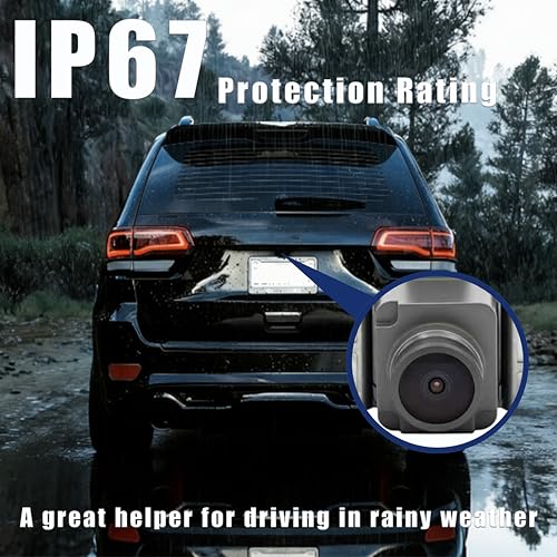 Image of No. 68137943AD Rear View Backup Reverse Parking Camera /Rear View Camera | Compatible with Jeep Grand Cherokee 2014 2015 Chrysler Reverse Park Assist Camera Replaces 68137943AE 68137943AF 68137943AG