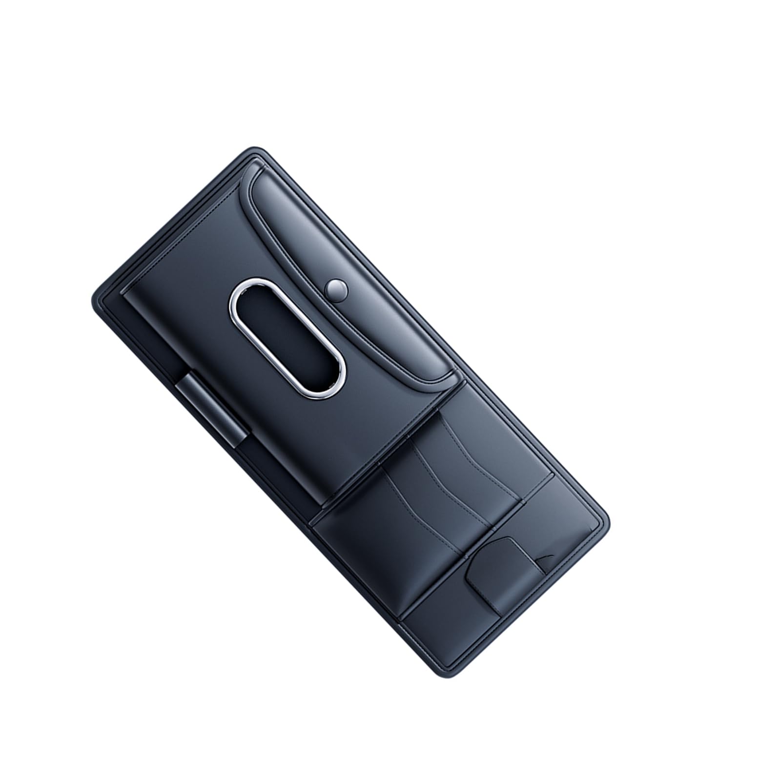 Easy Installation Vehicle Advisor Mounted Tissue Dispenser with Integrated Glasses and Wallet for Driver Convenience Travel Tissue Box