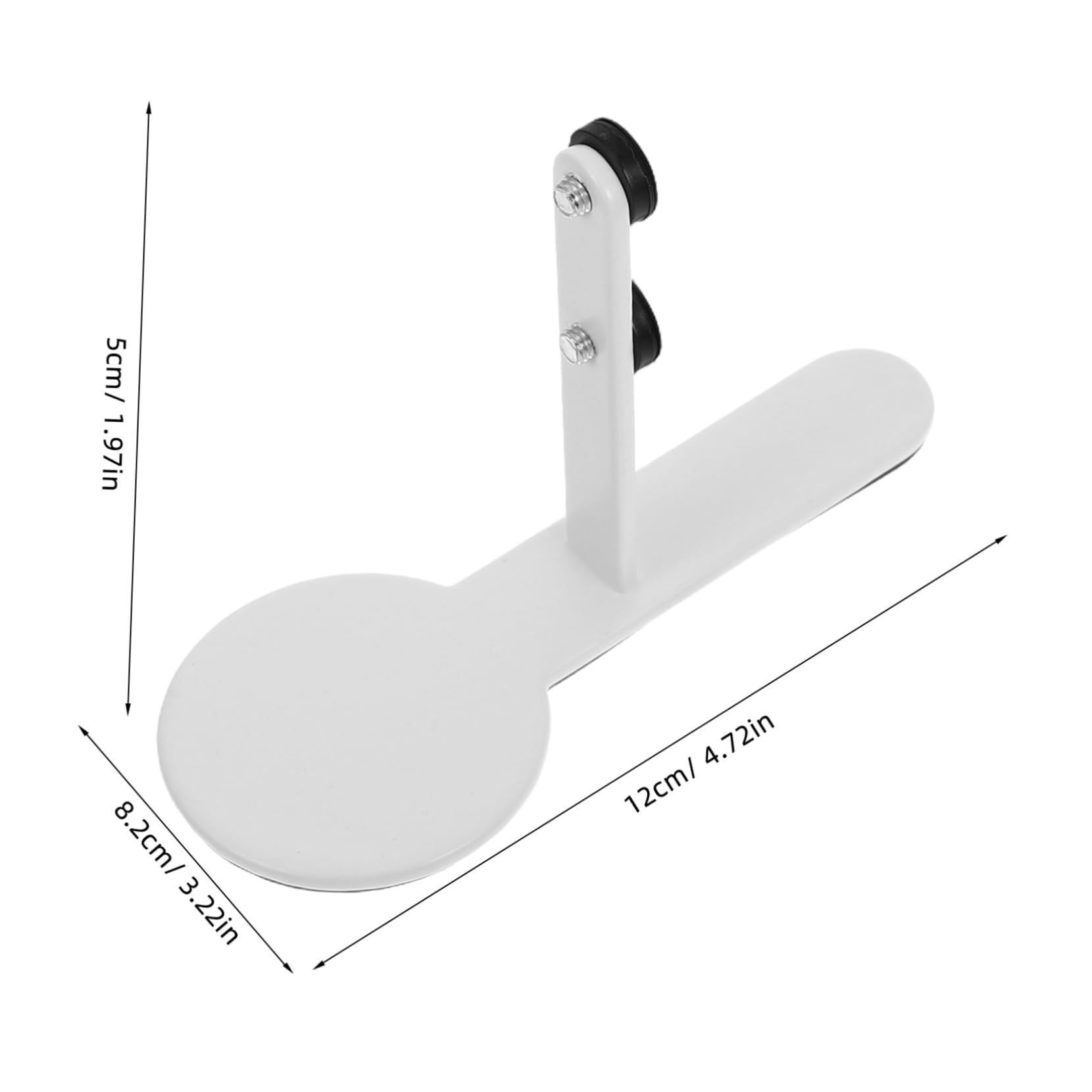 Hohopeti Pegboard Installation Accessories Desk Support Stand Iron Bracket for Organizing Tools Easy to Install