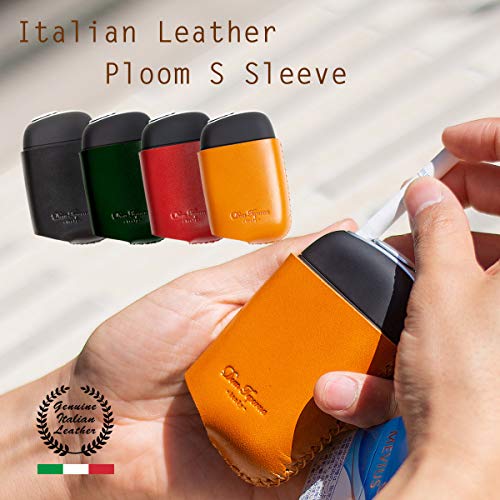 最安値 Dom Teporna Italy プルームエス対応 ケース プルームs対応 ケース Ploom S対応 ケース 本革 牛革 イタリアンレザー スリーブ ケース プルームテック Ploomtech カバー ホルダー 収納 ブラウンの価格比較