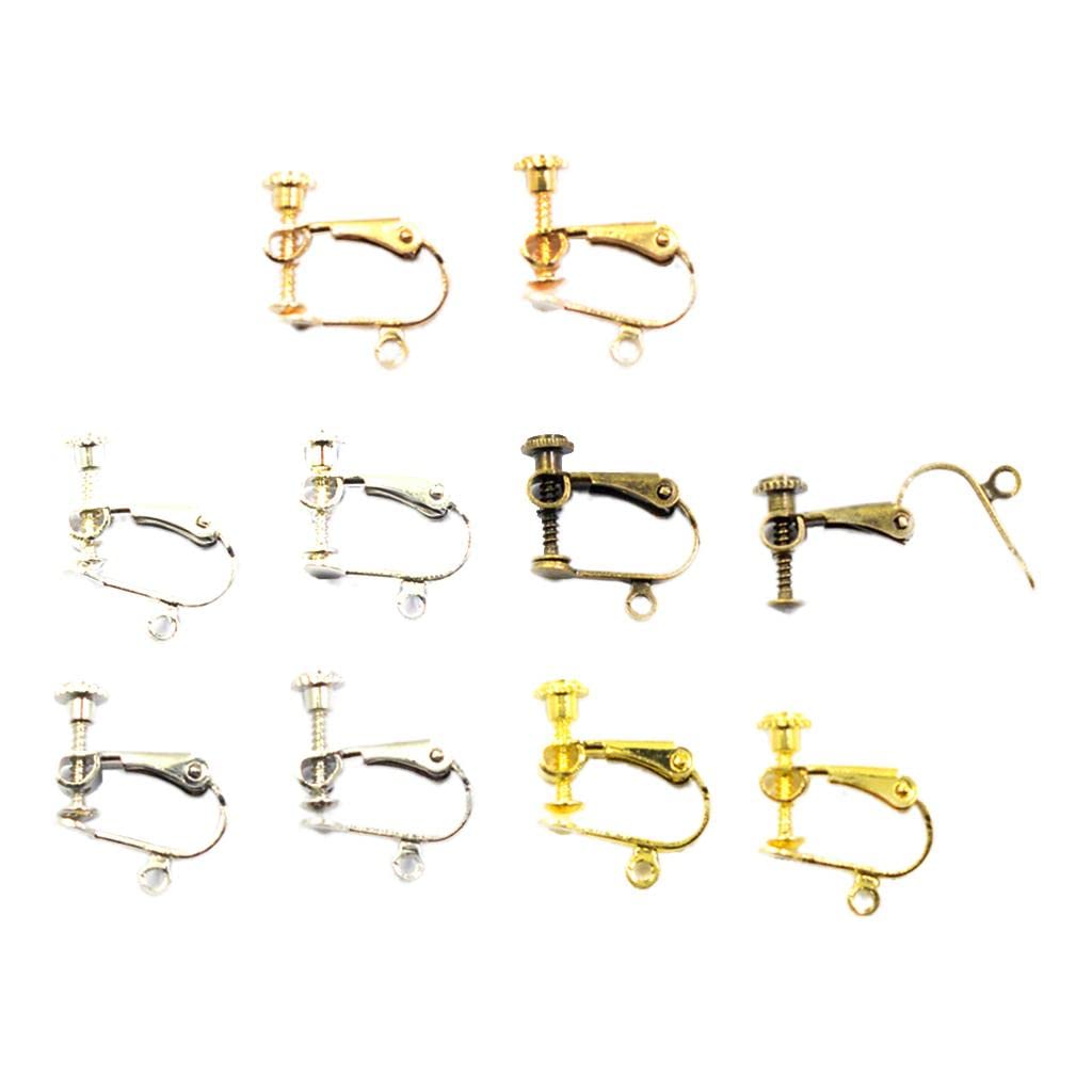 THE STYLE SUTRA 10 Pieces Clip-on Earring Converter with Easy Open Loop for DIY Earring 12mm | Beads Jewelry Making | Jewelry Findings | Earring Findings | (B0C3V8QRTF) Amazon Price History, Amazon Price Tracker
