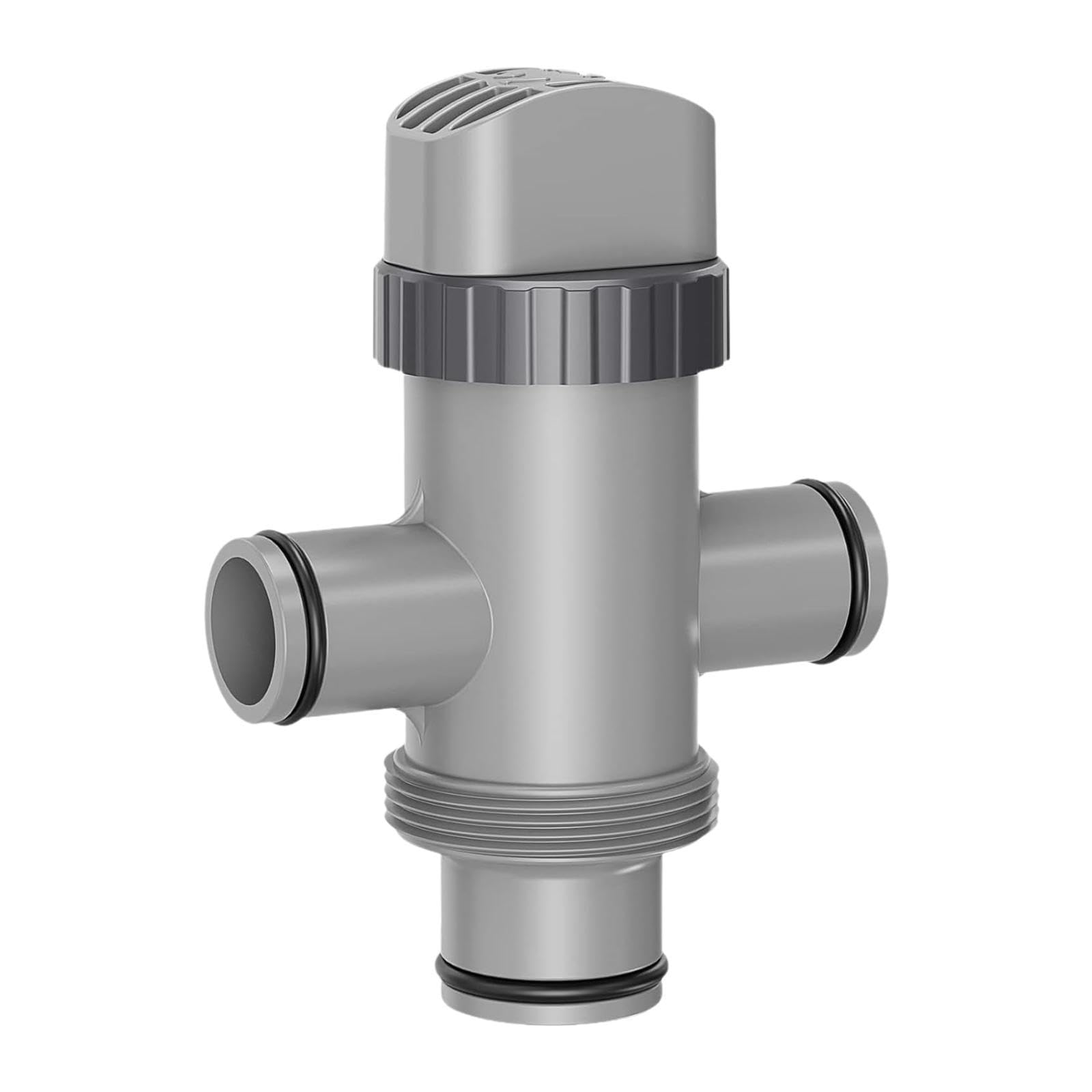 Válvula de para Piscina, Adaptador de Válvula de, de, Impermeable, de Goma PP, Fácil de Instalar para Reemplazo, Dos Vías 16x6cm