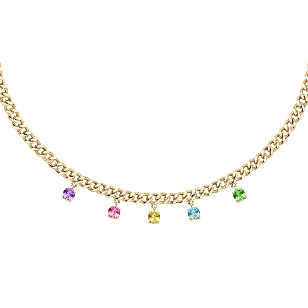 Morellato Poética - Collar para mujer de acero, cristales, IPG – SAUZ01