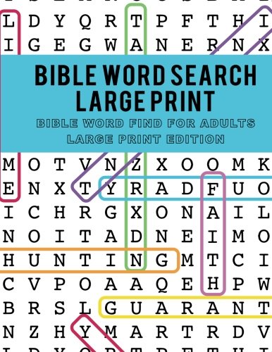 Bible Word Search Large Print: Bible Word Find for Adults Large Print Edition