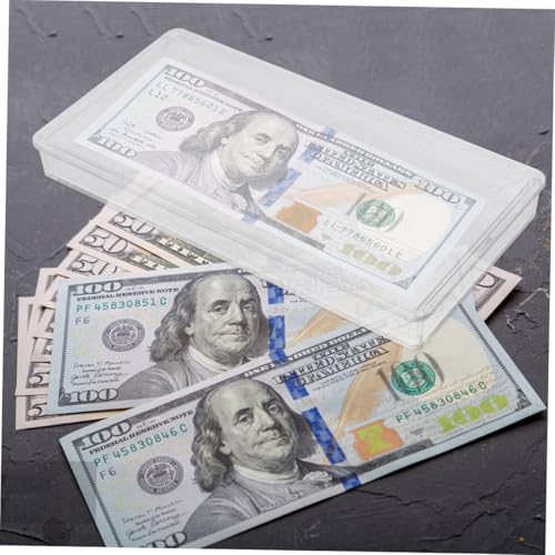 Caja 3 piezas para almacenamiento de billetes miniatura 6