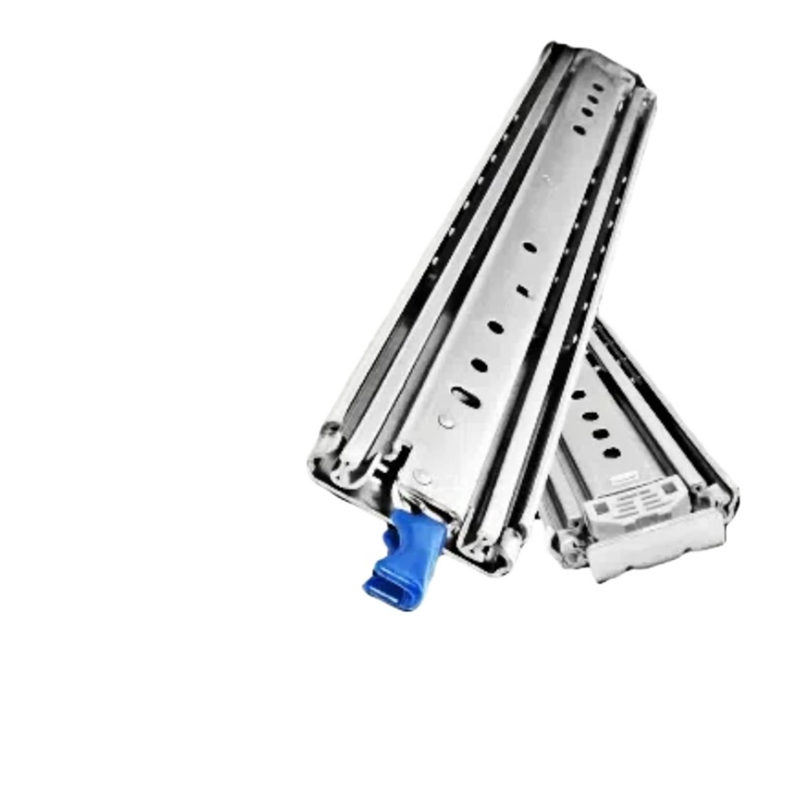 Guias Correderas Para Cajones 500LBS Heavy Drawer Slides With Lock No Rail Ball Bearing Full Extension Loading 3-Fold Guide(With Lock,34inch(850mm))