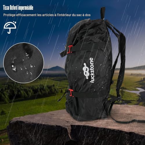 IGTOPS Sac à Cordes d'Escalade Robustes - Sac Pliable avec Bandoulière pour Sport, Camping, Randonnée et Extérieur – vue 4