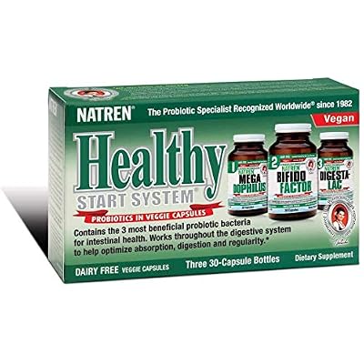 Natren, Healthy Trinity Starter Kit Dairy Free, 30 Count, 3 Pack