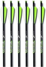 Carbon Express PileDriver Fletched Carbon Crossbolt with 4-Inch Vanes, 6-Pack