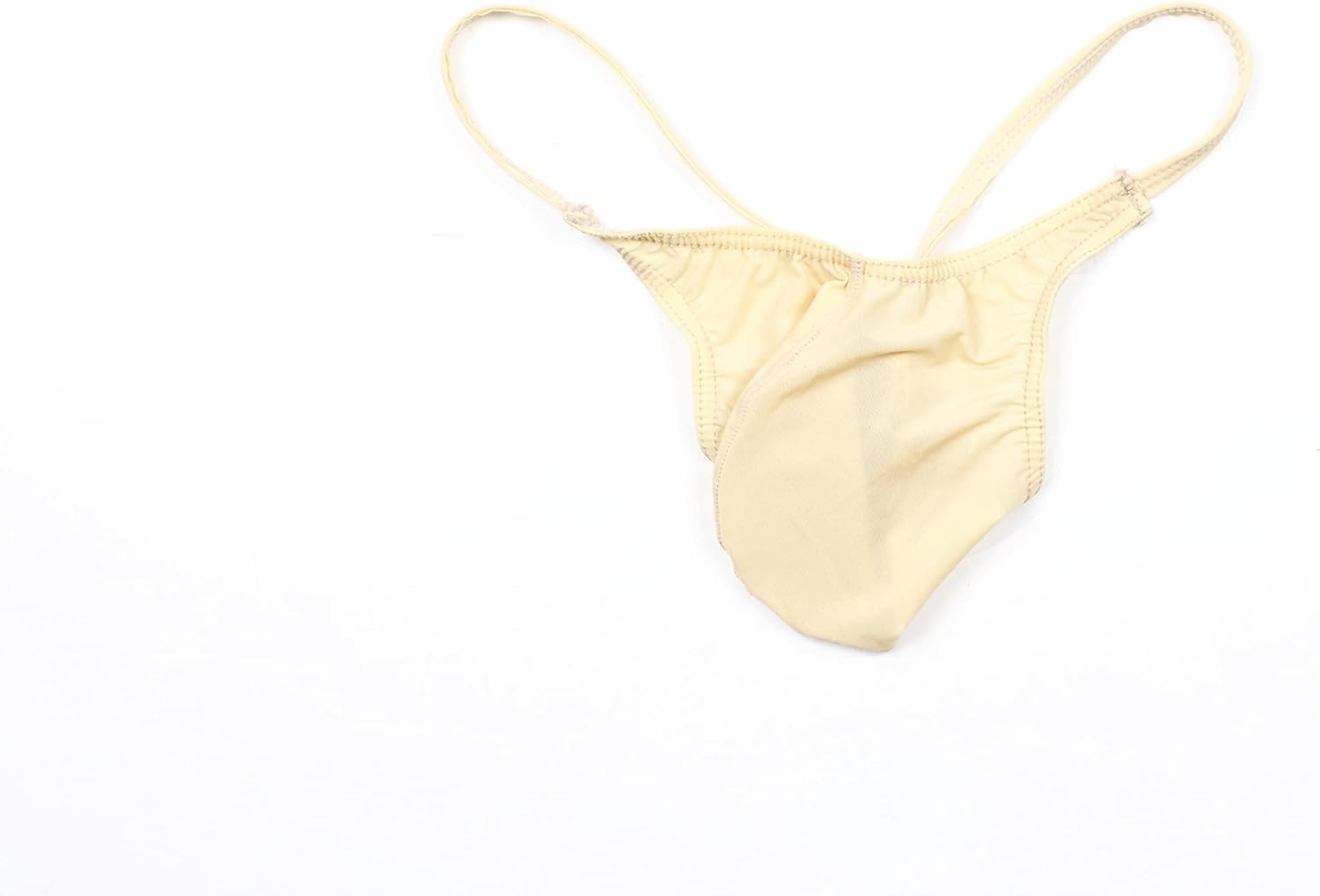 Men's Ice Silk Thong G String Classic Low Rise Bikini Briefs Underwear - Image 4