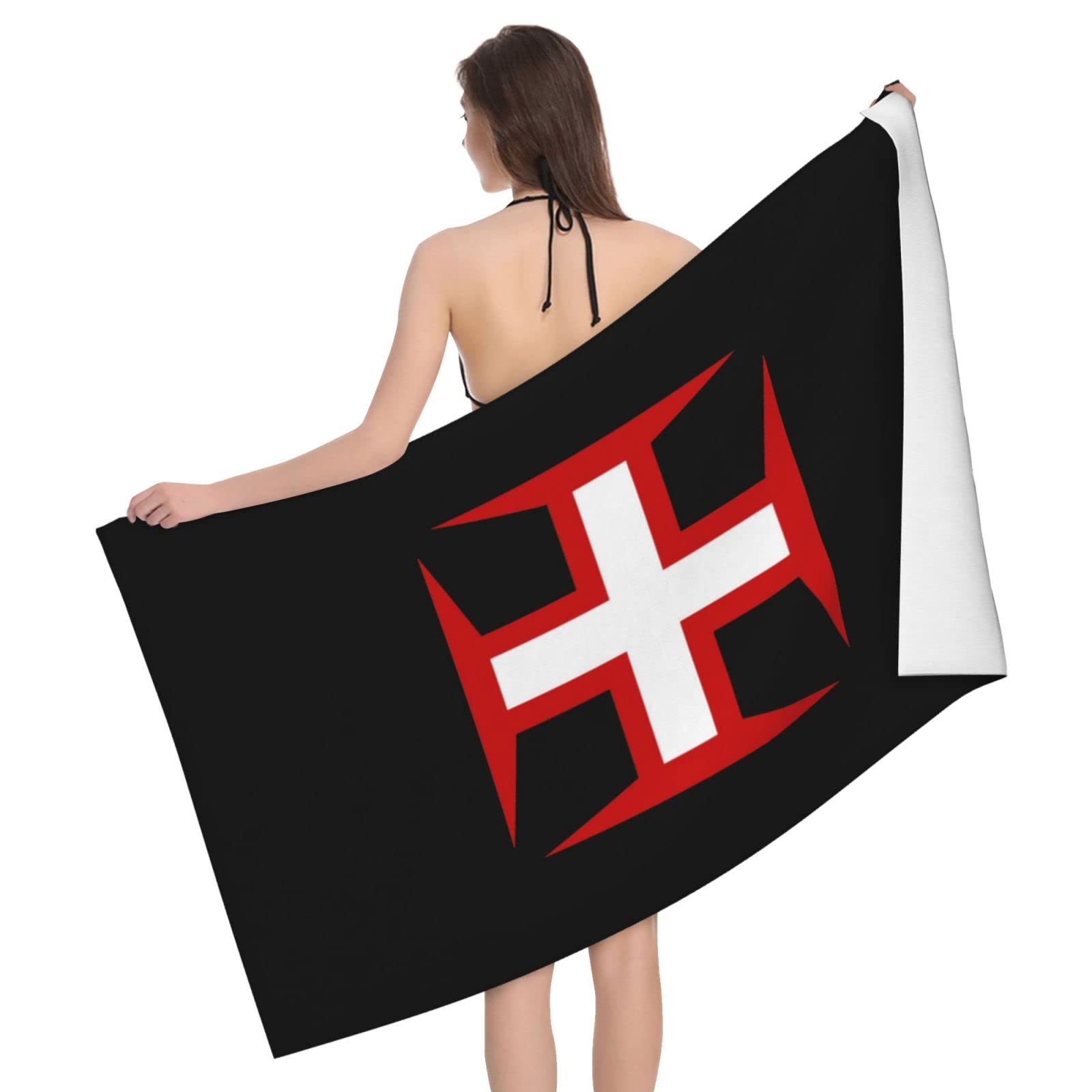 Lsjuee Flag of Madeira Bath Towel Absorb Water Quick Dry Bath Towel, for Beach, Swimming Pool, Camping