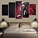 Produktbild Wohnkultur Modulare Leinwand Bild 5 Stück Mirai Nikki Gasai Yuno Animation Malerei Poster Wand Für Zuhause Leinwand Großhandel,A,20×30×2+20×40x2+20x50×1
