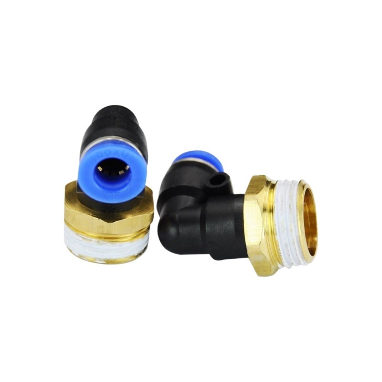 Connettori per tubi d'aria, PL8-04 Raccordi rapidi pneumatici con filettatura 1/2" da 10 pezzi da 8 mm