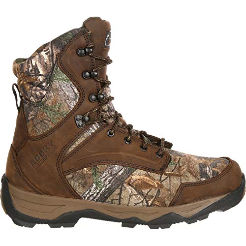 ROCKY Retraction Waterproof 800G Insulated Outdoor Boot, Realtree Xtra, Size 10(M)
