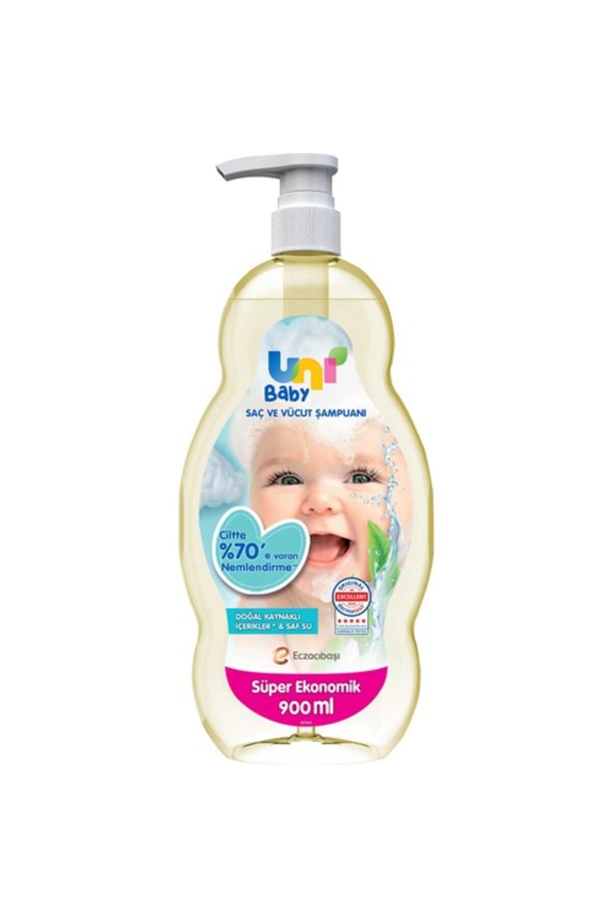 Uni Baby Saç ve Vücut Şampuanı 900 ml