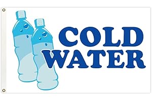 Cold Water Flag Business Concession Food Tent Snack Bar Sign