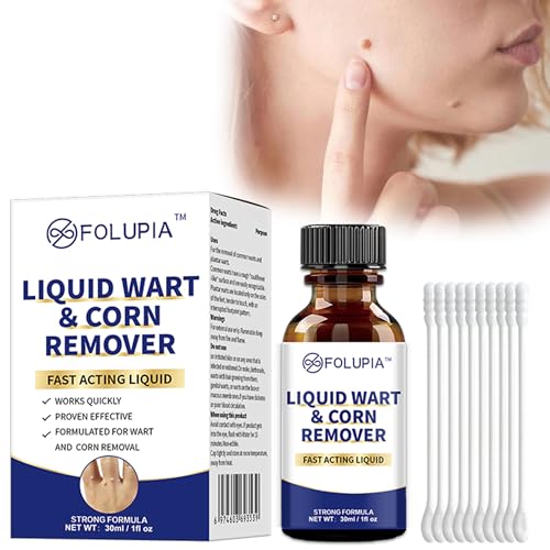Quita Verrugas – Suavemente Las Verrugas Quitar Comunes, Eliminador de Verrugas para Eliminar Verrugas en el Cuerpo y Las Manos, Apto para Todo Tipo de Pieles 30ml