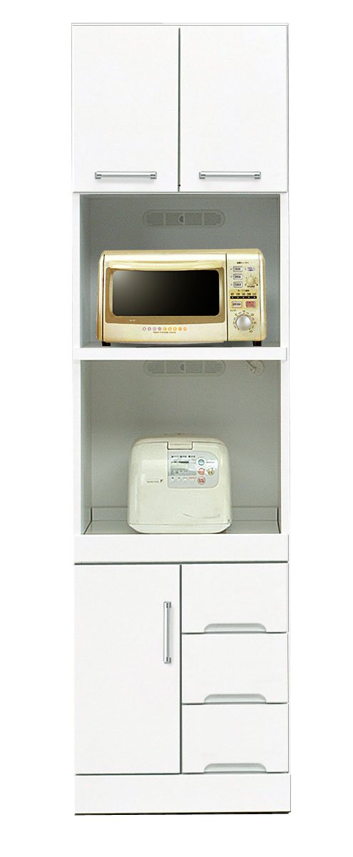 Amazon｜大川家具 ハーティーカンパニー レンジボード 50㎝幅A