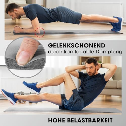 #DoYourFitness x World Fitness | Fitnessmatte "Ashanti" | 190x100x1cm | Phthalatfrei & rutschfest | Gymnastikmatte ideal für Yoga, Pilates… – Ansicht 4