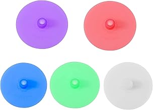 5 Pack Silicone Fermenting Lids, Mason Jar Lids Silicone Airlock Lids， is Suitable for Making Sauerkraut, Kimchi, Etc. in Wide-Mouth Glass Bottles，Suitable for 86MM Caliber. (Jars Not Included)