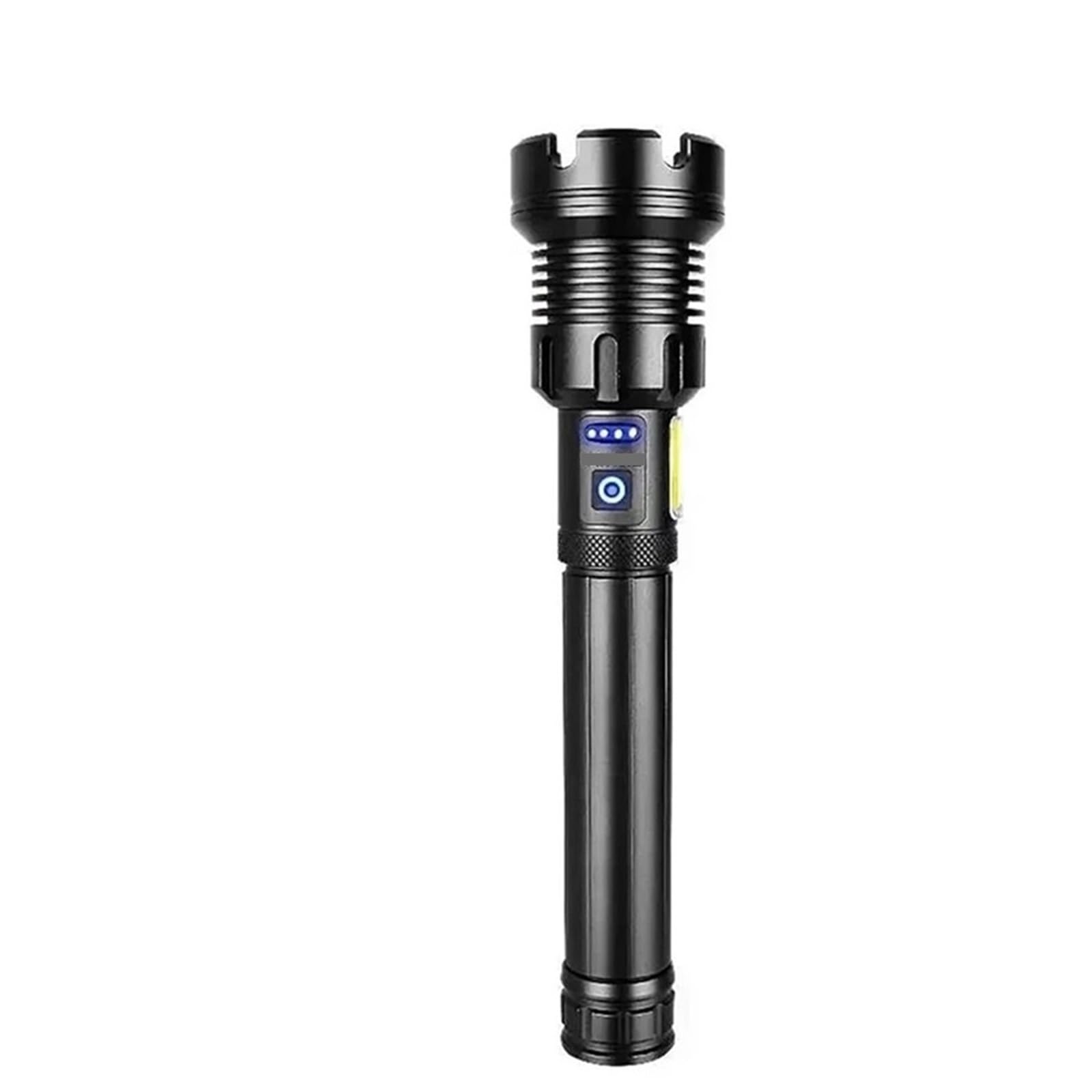 Rechargeable Torch, High Power Flashlight Rechargeable Strong Light Super Bright Lamp Tactical Lantern Camp Outdoor Torch for Camping,Hiking