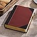 KJV Holy Bible, Giant Print Full-size Premium Full Grain Leather Red Letter Edition - Thumb Index & Ribbon Marker, King James Version, Espresso/Saddle Tan (KJV Full Size GP Editions)
